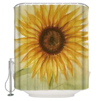 Shower Curtain for Bathroom,Abstract Sunflower Art Painting Cloth Fabric Bathroom Decor Set with Hooks
Shower Curtain for Bathroom,Abstract Sunflower Art Painting Cloth Fabric Bathroom Decor Set with Hooks