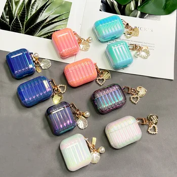 3D Love Pearl Shell Keychain Water Drop Rainbow Hard Headphone Earphone case for apple airpods 1 2 3 pro Wireless Headset cover
3D Love Pearl Shell Keychain Water Drop Rainbow Hard Headphone Earphone case for apple airpods 1 2 3 pro Wireless Headset cover