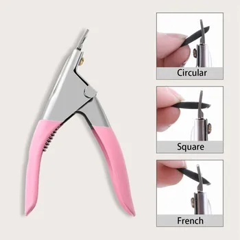 Stainless Steel Nail Clipper Nail Cutter U Shaped Nail Scissors Nail Art Nail clippers U-shaped scissors diy French nail clipper 
Stainless Steel Nail Clipper Nail Cutter U Shaped Nail Scissors Nail Art Nail clippers U-shaped scissors diy French nail clipper