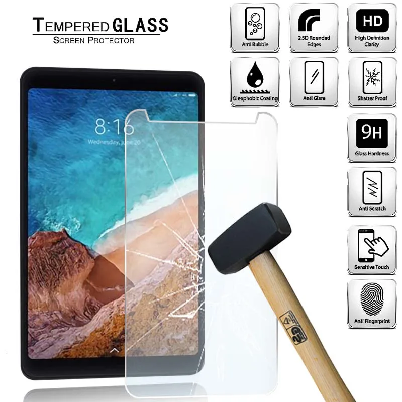 Tablet Tempered Glass Screen Protector Cover for Xiaomi Mi Pad 4 LTE Tablet Computer Anti-Scratch Explosion-Proof Screen
Tablet Tempered Glass Screen Protector Cover for Xiaomi Mi Pad 4 LTE Tablet Computer Anti-Scratch Explosion-Proof Screen