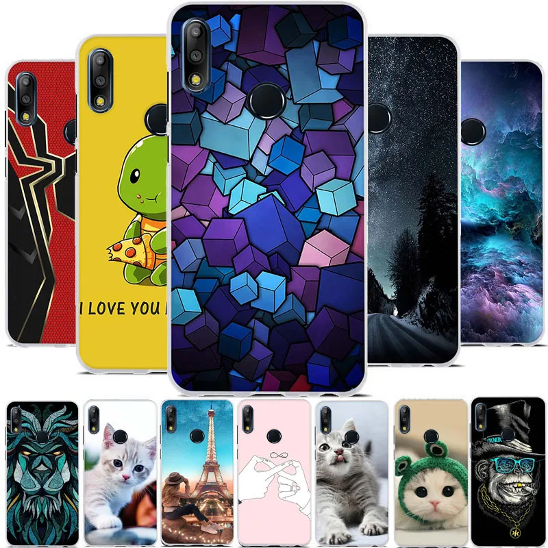 3D чехол для Asus Zenfone Max Pro M2 ZB631KL Coque силиконовая задняя защитная крышка тонкий из ТПУ