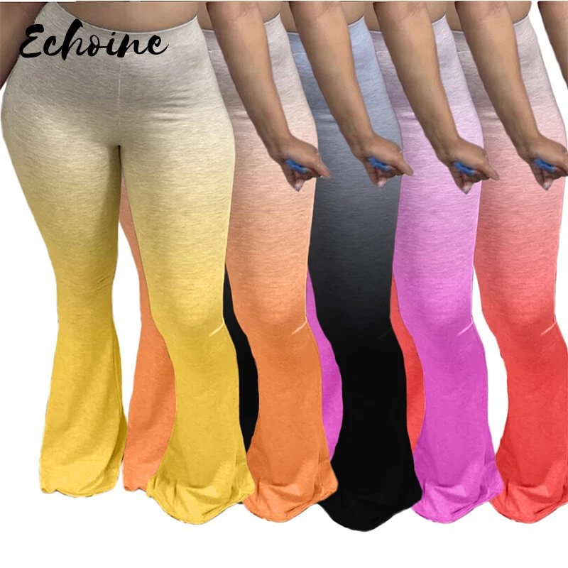 Streetwear Gradient Women Elastic Wide Leg Flare Pants Leggings High Waist Trousers Draped Jogger Pants Sweatpants Plus Size 2XL
Streetwear Gradient Women Elastic Wide Leg Flare Pants Leggings High Waist Trousers Draped Jogger Pants Sweatpants Plus Size 2XL