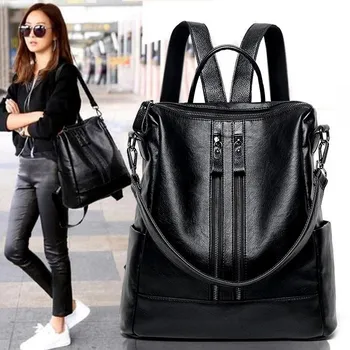2020 New Style Women's Backpack Dual Purpose Backpack Korean-style Backpack Students PU Bag clear backpack
2020 New Style Women's Backpack Dual Purpose Backpack Korean-style Backpack Students PU Bag clear backpack
