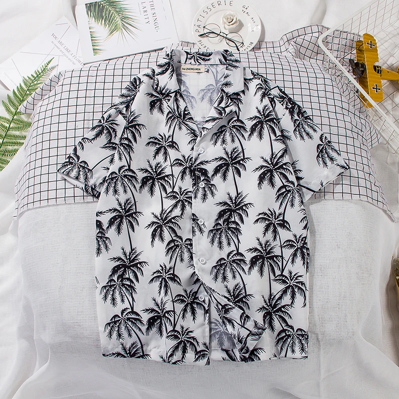 Summer New Flower Shirt Men's Fashion Print Casual Hawaiian Shirt Men Streetwear Wild Loose Short Sleeve Shirt Mens M-2XL
Summer New Flower Shirt Men's Fashion Print Casual Hawaiian Shirt Men Streetwear Wild Loose Short Sleeve Shirt Mens M-2XL