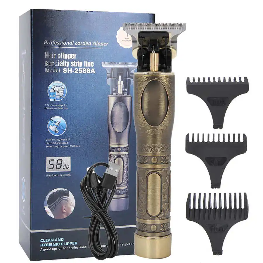 1set Professional Household Electric Hair Clipper Hair Trimmer Cutting Machine 3 Types of Limit Combs 6500 Rpm Easy to Haircut
1set Professional Household Electric Hair Clipper Hair Trimmer Cutting Machine 3 Types of Limit Combs 6500 Rpm Easy to Haircut