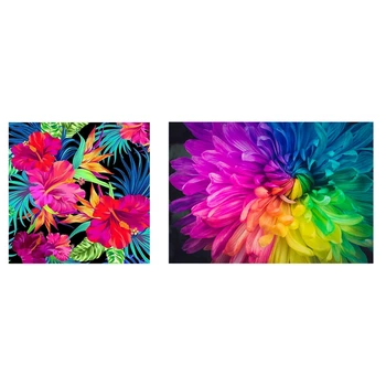 2 Set 5D Diy Diamond Painting Flower Picture of Rhinestones Full Square Art Diamond Embroidery Flowers Cross Stitch Wall 30x30cm
2 Set 5D Diy Diamond Painting Flower Picture of Rhinestones Full Square Art Diamond Embroidery Flowers Cross Stitch Wall 30x30cm