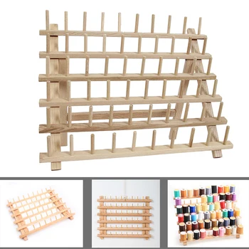Wooden Sewing thread spool holder Tool Thread Rack Wooden Organizer Sewing 60-spool Thread Holder Frame
Wooden Sewing thread spool holder Tool Thread Rack Wooden Organizer Sewing 60-spool Thread Holder Frame