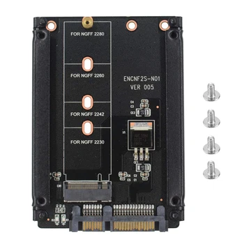 Zeadow M.2 NGFF SSD To 2.5 Inch SATA III SSD Hard Drive Converter Expansion Card For M.2 NGFF SATA 2280 2260 2242 2230 B-Key SSD
Zeadow M.2 NGFF SSD To 2.5 Inch SATA III SSD Hard Drive Converter Expansion Card For M.2 NGFF SATA 2280 2260 2242 2230 B-Key SSD