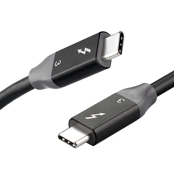 Cable 40Gbps Pd 5A 100W Fast Charging Usb C To C Displayport 4K 5K Hd for Pro Imac Thunderbolt 3(Black 3Ft)
Cable 40Gbps Pd 5A 100W Fast Charging Usb C To C Displayport 4K 5K Hd for Pro Imac Thunderbolt 3(Black 3Ft)