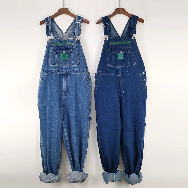 Men's Denim Overalls Jumpsuit Multi-pocket strap Straight pants Blue jeans Plus size Overalls
Men's Denim Overalls Jumpsuit Multi-pocket strap Straight pants Blue jeans Plus size Overalls