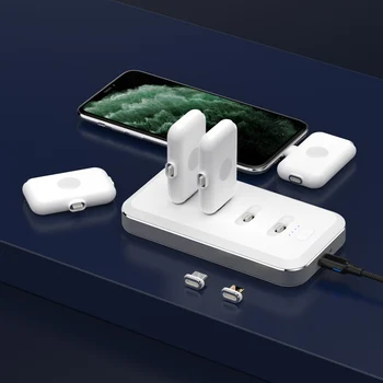 YKZ 4 in 1 Power Bank 10000mAh Magnetic Mini Powerbank Portable External Battery TypeC Magnet Charger Capsule Poverbank
YKZ 4 in 1 Power Bank 10000mAh Magnetic Mini Powerbank Portable External Battery TypeC Magnet Charger Capsule Poverbank