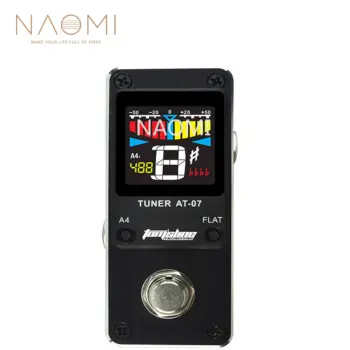 NAOMI AROMA AT-07 Chromatic Guitar Pedal Tuner True Bypass HD LCD Screen Display Guitar Tuner 4 Flat Pitch 430-450Hz
NAOMI AROMA AT-07 Chromatic Guitar Pedal Tuner True Bypass HD LCD Screen Display Guitar Tuner 4 Flat Pitch 430-450Hz