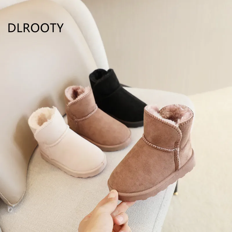 Winter Children Snow Boots Ankle Warm Toddler Shoes Boy Girl Leather Plush Flat Baby Kid Outdoor Fashion Non-Slip
Winter Children Snow Boots Ankle Warm Toddler Shoes Boy Girl Leather Plush Flat Baby Kid Outdoor Fashion Non-Slip