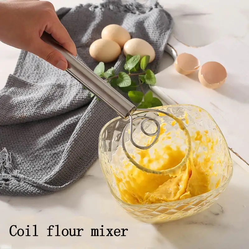 1 PCS 304 Stainless Steel Whisk Flour Coil Stirrer Egg-Beater Stick Kitchen Baking Tool Kitchen Supplies Tools Free ship 
1 PCS 304 Stainless Steel Whisk Flour Coil Stirrer Egg-Beater Stick Kitchen Baking Tool Kitchen Supplies Tools Free ship