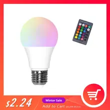 Led rgb 전구 e27 빛 rgb rgbw rgbww 디 밍이 가능한 ir 원격 5 w 10 w 15 w ac 220 v 다채로운 매직 홀리데이 바 클럽 밤 스마트 램프(China)