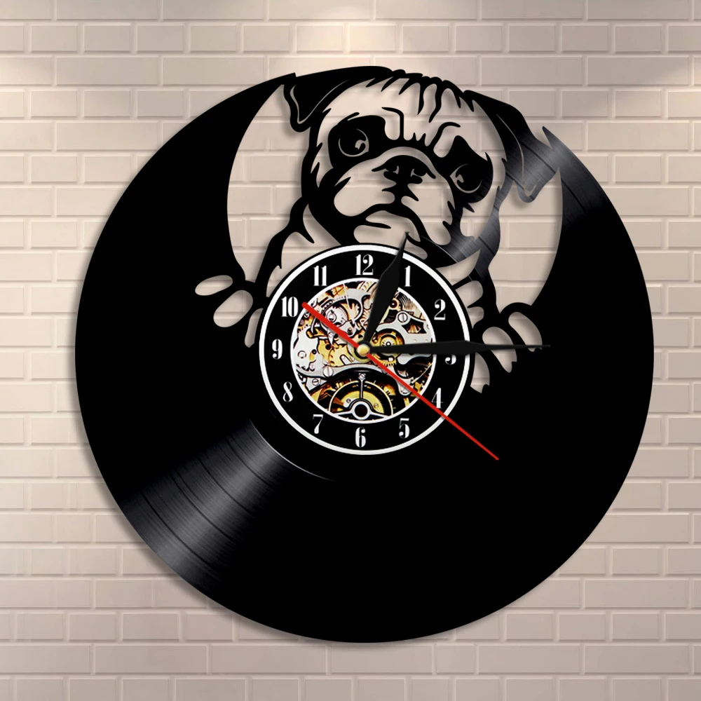 English Bulldog Wall Clock British Dog Breeds Vinyl Record Wall Clock Love My Bulldog Puppy Pug Pet Shop Wall Decor Clock Gift 
English Bulldog Wall Clock British Dog Breeds Vinyl Record Wall Clock Love My Bulldog Puppy Pug Pet Shop Wall Decor Clock Gift
