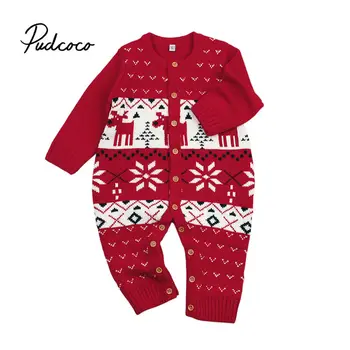 Infant Newborn Baby Girls Christmas Knitted Wool Romper Jumpsuit Playsuit Pajamas Baby Clothes Cotton Winter Girls Rompers Xmas
Infant Newborn Baby Girls Christmas Knitted Wool Romper Jumpsuit Playsuit Pajamas Baby Clothes Cotton Winter Girls Rompers Xmas