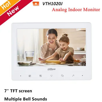 Dahua Analog Indoor Monitor VTH1020J 7" TFT Screen Multiple Bell Sounds Support Unlock Voice call Video call Volume adjustment
Dahua Analog Indoor Monitor VTH1020J 7" TFT Screen Multiple Bell Sounds Support Unlock Voice call Video call Volume adjustment
