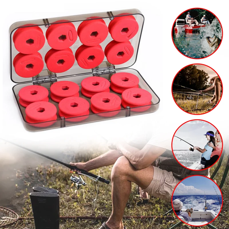 16pcs Foam Winding Board Fishing Line Shaft Bobbin Spools Tackle Box RED Utility Line Box Fishing Tackle Boxes Case
16pcs Foam Winding Board Fishing Line Shaft Bobbin Spools Tackle Box RED Utility Line Box Fishing Tackle Boxes Case