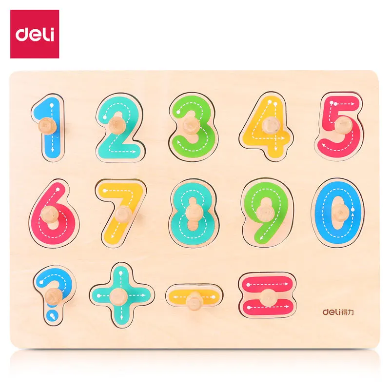 Deli 74308 Wood Children with Numbers Cognitive Board CHILDREN'S Jigsaw Puzzle ENLIGHTEN Cognitive with Numbers Board Early Educ
Deli 74308 Wood Children with Numbers Cognitive Board CHILDREN'S Jigsaw Puzzle ENLIGHTEN Cognitive with Numbers Board Early Educ
