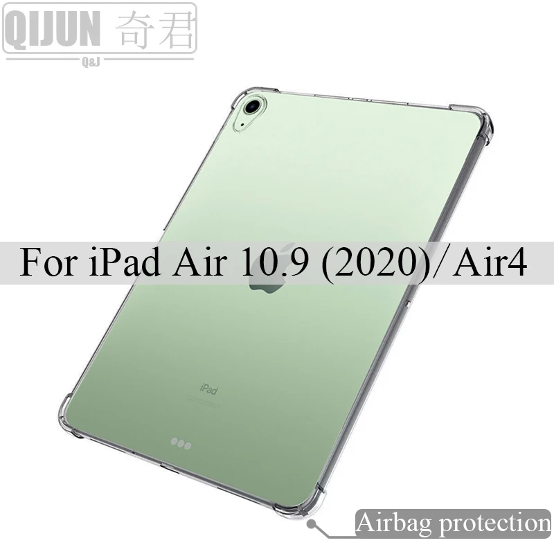 Tablet case for Apple ipad Air 10.9" 2020 Silicone soft shell TPU Airbag cover Transparent protection capa for Air4 A2324 A2072
Tablet case for Apple ipad Air 10.9" 2020 Silicone soft shell TPU Airbag cover Transparent protection capa for Air4 A2324 A2072