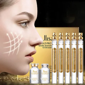 Protein Peptide Set Moisturizing Fade Fine Lines 24k Gold Essence Liquid Anti-Aging Spots Whitening Replenishment Skin Care
Protein Peptide Set Moisturizing Fade Fine Lines 24k Gold Essence Liquid Anti-Aging Spots Whitening Replenishment Skin Care