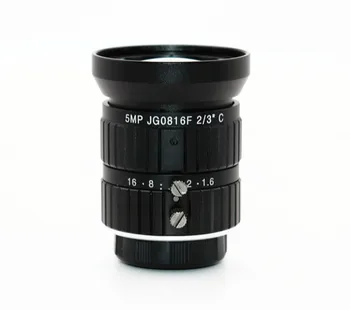 Machine vision 5 megapixel fixed focus 8mm HD industrial camera surveillance lens manual aperture C interface 2/3
Machine vision 5 megapixel fixed focus 8mm HD industrial camera surveillance lens manual aperture C interface 2/3