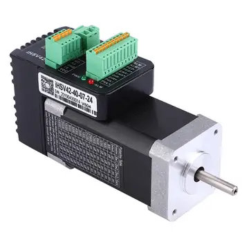 IHSV42-40-07-24 NEMA17 Integrated Servo Motor 24VDC 78W with 1000 Lines Encoder 4000RPM
IHSV42-40-07-24 NEMA17 Integrated Servo Motor 24VDC 78W with 1000 Lines Encoder 4000RPM