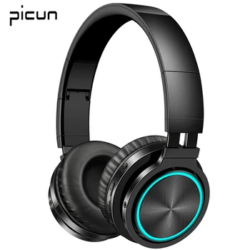 Picun B12 Bluetooth 5.0 Headphones Wireless Headset 36H Foldable LED Light Stereo Gaming Earphone With Mic For iphone Xiaomi PC 
Picun B12 Bluetooth 5.0 Headphones Wireless Headset 36H Foldable LED Light Stereo Gaming Earphone With Mic For iphone Xiaomi PC