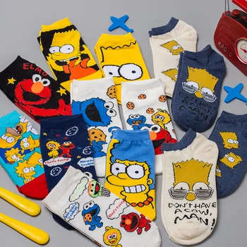 Fashion Cartoon Character Cute Short Socks Women Harajuku Cute Patterend Ankle Socks Hipster Skatebord Ankle Funny Socks Носки
Fashion Cartoon Character Cute Short Socks Women Harajuku Cute Patterend Ankle Socks Hipster Skatebord Ankle Funny Socks Носки