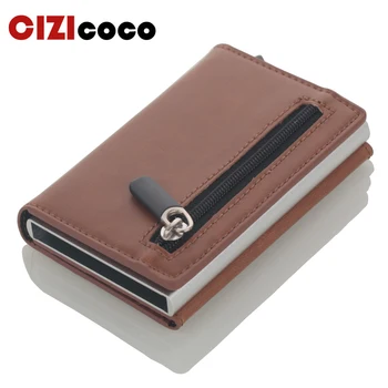 Cizicoco Credit Card Holder 2020 New Aluminum Box Card Wallet Rfid Pu Leather Pop Up Card Case Magnet Carbon Fiber Coin Purse
Cizicoco Credit Card Holder 2020 New Aluminum Box Card Wallet Rfid Pu Leather Pop Up Card Case Magnet Carbon Fiber Coin Purse