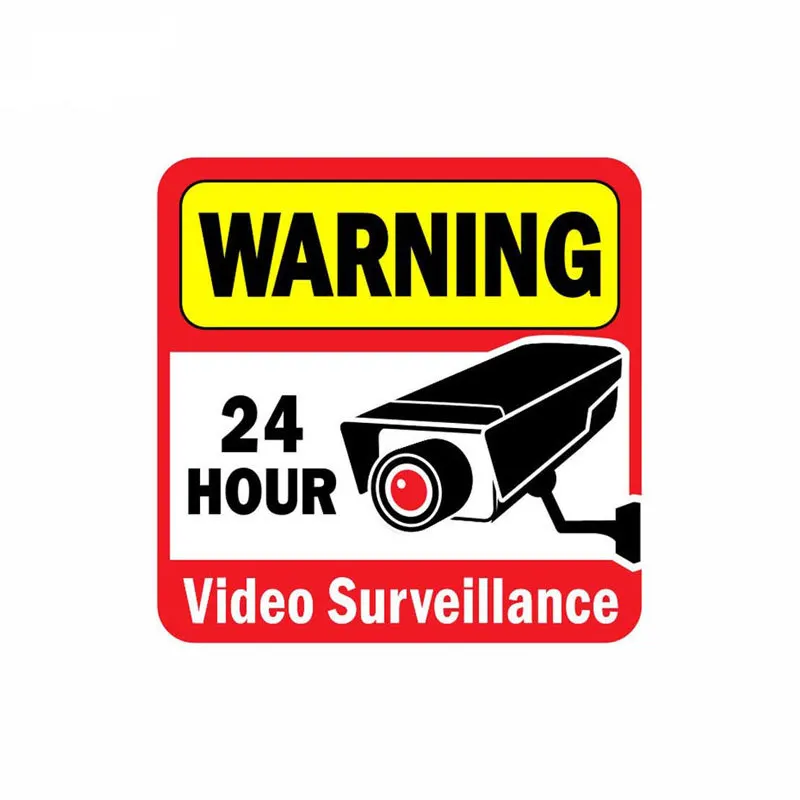6"*6" Video Security Surveillance Sticker Decals Sign Vinyl Stickers for Outdoor/Indoor | Автомобили и мотоциклы