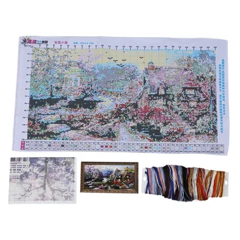 Diy handmade cross-needle embroidery garden cottage design kits for home decoration embroidered cloth 68 * 38CM
Diy handmade cross-needle embroidery garden cottage design kits for home decoration embroidered cloth 68 * 38CM