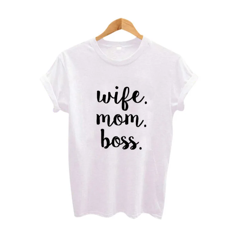 

S-XXL Women Tumblr Slogan T-shirt Summer Harajuku Funny T Shirts Women Clothes Wife. Mom Hipster T-shirt