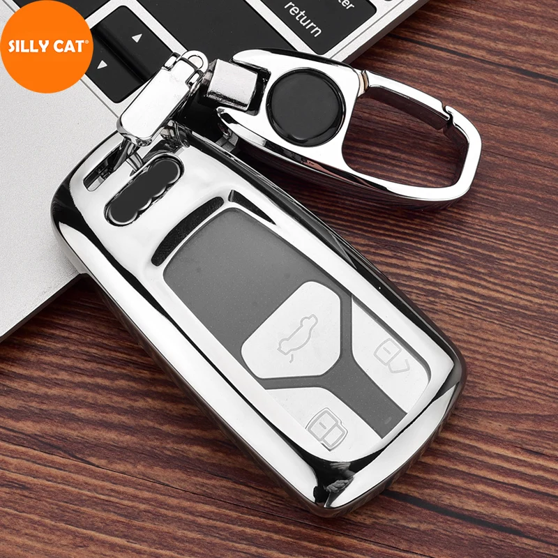 Car Key Case Cover Car Keychain Remote Holder Chain Fob Suitable For AUDI A4 S4 RS4 B9 A5 S5 RS5 Q5 SQ5 Q7 SQ7 TT TTS 8W2 FY
Car Key Case Cover Car Keychain Remote Holder Chain Fob Suitable For AUDI A4 S4 RS4 B9 A5 S5 RS5 Q5 SQ5 Q7 SQ7 TT TTS 8W2 FY