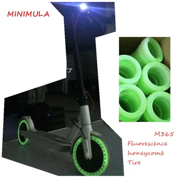 M365 electric scooter parts Luminous Hollow honeycomb damping Fluorescence solid No need to inflate Explosion-proof tire
M365 electric scooter parts Luminous Hollow honeycomb damping Fluorescence solid No need to inflate Explosion-proof tire