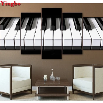 5D DIY Diamond Art Full Square Drill 5 Pieces Piano Keys Patterns bead Embroidery Mosaic Picture Cross Stitch Craft Wall Sticker
5D DIY Diamond Art Full Square Drill 5 Pieces Piano Keys Patterns bead Embroidery Mosaic Picture Cross Stitch Craft Wall Sticker