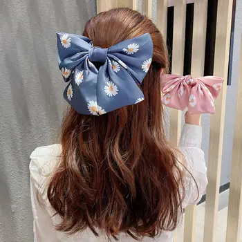 Beautiful Big Bowknot Ties Butterfly Bow Hairpin Daisy Spring Clip with Satin Two Layer Headwear in Daily Life Party Girl Kids
Beautiful Big Bowknot Ties Butterfly Bow Hairpin Daisy Spring Clip with Satin Two Layer Headwear in Daily Life Party Girl Kids