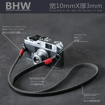 Bhw10mm camera strap leather leather strap strap strap strap micro single Fuji Leica Sony retro film art
Bhw10mm camera strap leather leather strap strap strap strap micro single Fuji Leica Sony retro film art