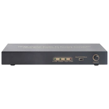 HDMI To HDMI Optical Digital To Analog Audio Extractor 7.1Ch Converter LPCM Audio DAC HDMI To 7.1 Channel Audio Converter UK Plu
HDMI To HDMI Optical Digital To Analog Audio Extractor 7.1Ch Converter LPCM Audio DAC HDMI To 7.1 Channel Audio Converter UK Plu