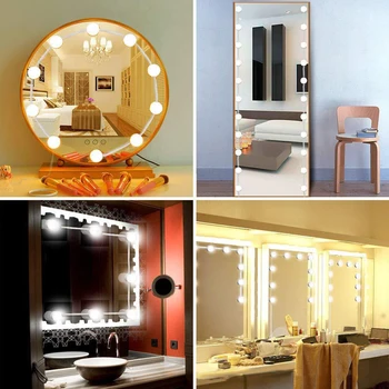 Wall Lamp LED Makeup Mirror Vanity Led Light Bulbs Hollywood Style Led Lamp USB Cosmetic Lighted Dressing table Dimmable Bulbs
Wall Lamp LED Makeup Mirror Vanity Led Light Bulbs Hollywood Style Led Lamp USB Cosmetic Lighted Dressing table Dimmable Bulbs