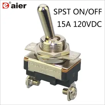 4Pcs Toggle Switch 15A 120VDC SPST 2 Pins 12MM ON/OFF Metal Auto Switches ASW-23-101A Maintained Fuction With Screw Terminal
4Pcs Toggle Switch 15A 120VDC SPST 2 Pins 12MM ON/OFF Metal Auto Switches ASW-23-101A Maintained Fuction With Screw Terminal