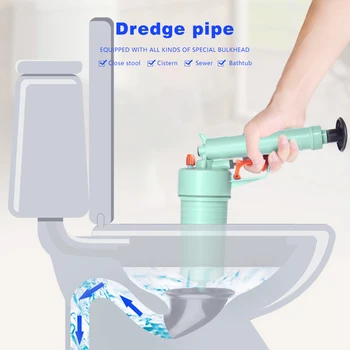 Toilet Pipe Plunger Dredge Plug Air Pump Sewer Sinks Blocked Cleaning Tool Cleaning Tool Pipe Plunger Bathroom Drain Cleaners
Toilet Pipe Plunger Dredge Plug Air Pump Sewer Sinks Blocked Cleaning Tool Cleaning Tool Pipe Plunger Bathroom Drain Cleaners