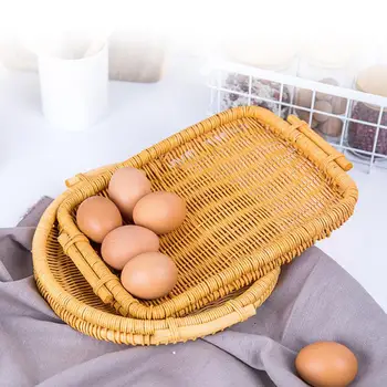 Rattan Bread Basket With Handles Cracker Tray Woven Tea Trays For Serving Dinner Parties Coffee Breakfast
Rattan Bread Basket With Handles Cracker Tray Woven Tea Trays For Serving Dinner Parties Coffee Breakfast