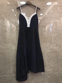 2020 Early Autumn New Women's Irregular Neckline Color Matching off-Shoulder Striped Dress 802
2020 Early Autumn New Women's Irregular Neckline Color Matching off-Shoulder Striped Dress 802