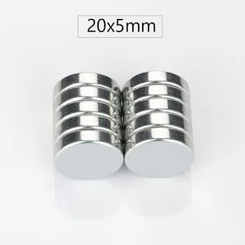 RKZCT 20x5 mm Strong Neodymium Disc Magnets 15pcs 20pcs 30pcs Powerful Multifunction Industrial Magnets For Home Tool Suspension
RKZCT 20x5 mm Strong Neodymium Disc Magnets 15pcs 20pcs 30pcs Powerful Multifunction Industrial Magnets For Home Tool Suspension