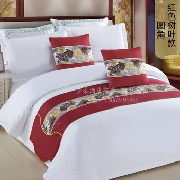 Tailstock Towel Hotel B & B Bedding Article New Chinese Style about Bed Runner Bed Foot Mat Tailstock Flag Bed Cover Pillow 
Tailstock Towel Hotel B & B Bedding Article New Chinese Style about Bed Runner Bed Foot Mat Tailstock Flag Bed Cover Pillow