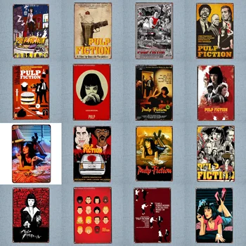 Pulp Fiction Shabby Wall Metal Tin Signs Movie Metal Vintage Door Wall Stickers Plate Wall Decor for Bar Pub Metal Plaque
Pulp Fiction Shabby Wall Metal Tin Signs Movie Metal Vintage Door Wall Stickers Plate Wall Decor for Bar Pub Metal Plaque