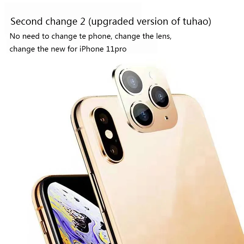 10 PCS NEW Arrival For iphone X/XS/XS max Sec change to iPhone 11 Pro Scratch-proof Camera Screen Protector Tempered Glass Lens
10 PCS NEW Arrival For iphone X/XS/XS max Sec change to iPhone 11 Pro Scratch-proof Camera Screen Protector Tempered Glass Lens