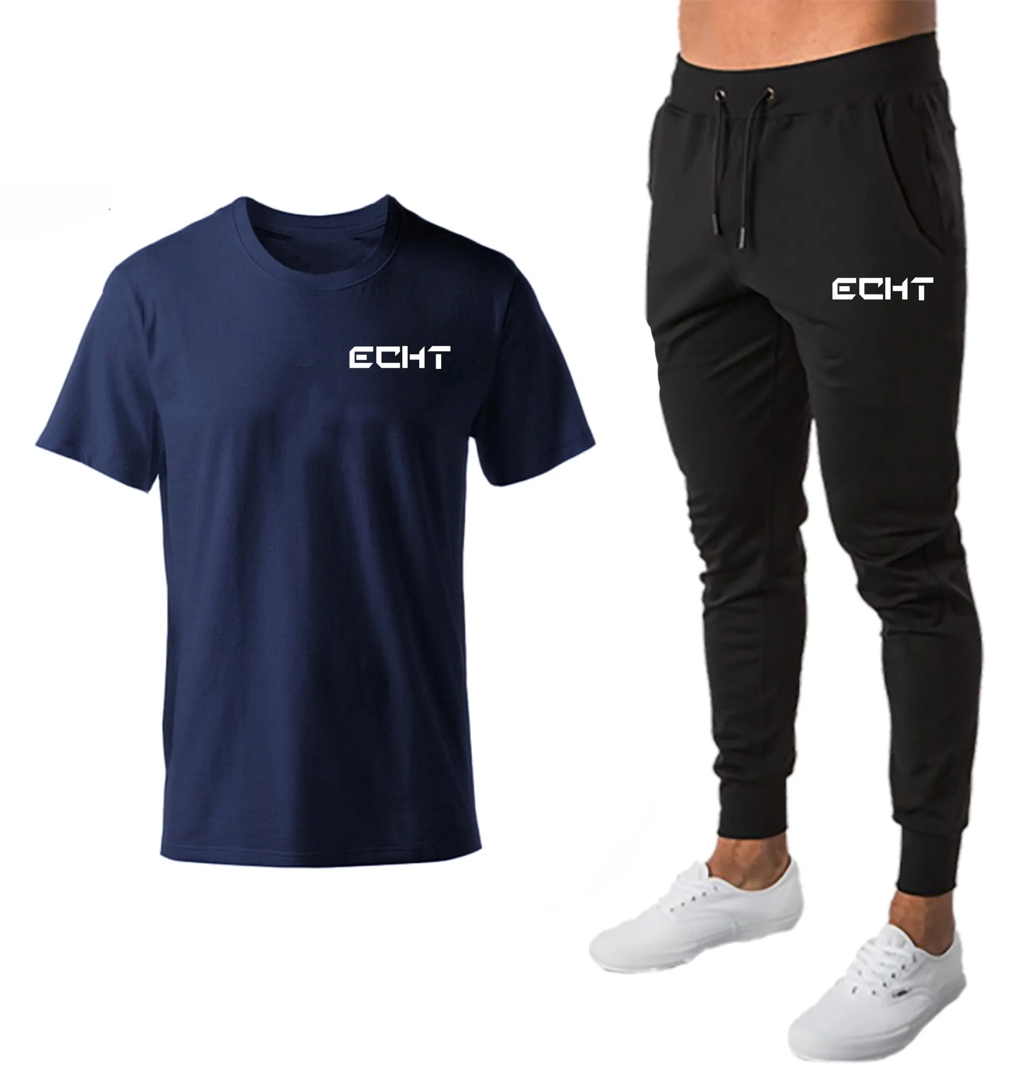 New brand fitness training sportswear men's sportswear T-shirt + pants running suit clothes breathable gym summer running
New brand fitness training sportswear men's sportswear T-shirt + pants running suit clothes breathable gym summer running
